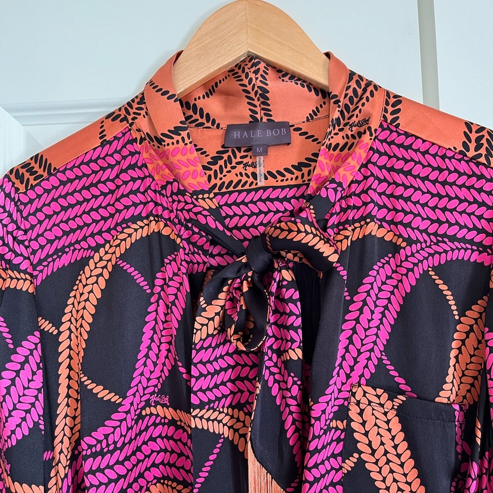 Hale Bob silk dress M